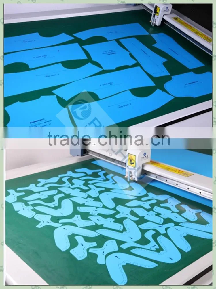 bags suicase paper pattern cutting plotter by knife