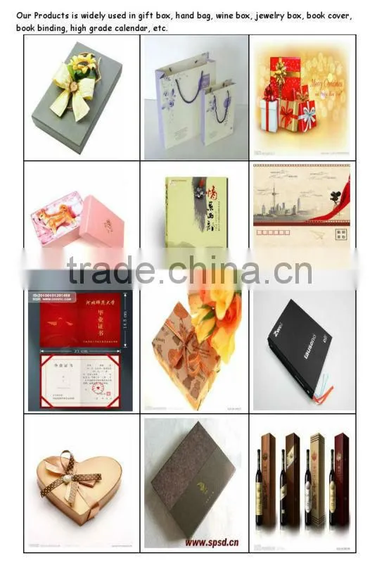 specialty PVC leatherette paper