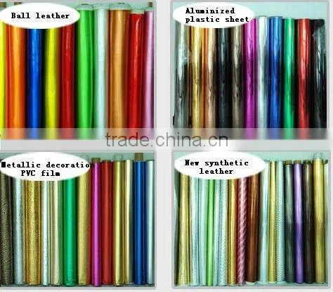 PVC Metallized Leather (Used for bags,shoes,etc)