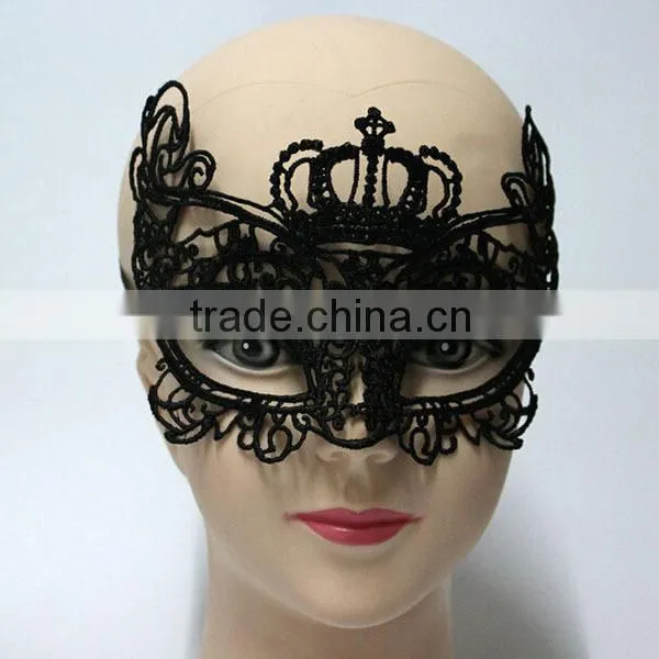 Cheapest price Fashion Sexy Womens Party Club Hollow Lace Eye Mask black and white masquerade masks