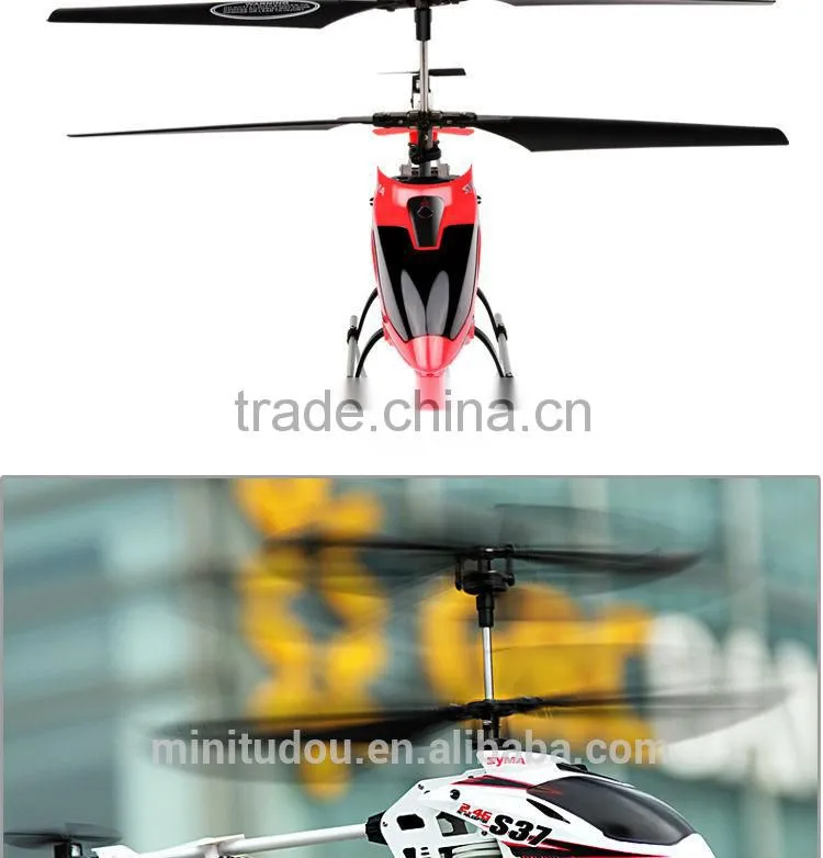 Minitudou RC toys S37 2.4G RC Helicopter 3CH Remote Control Toys