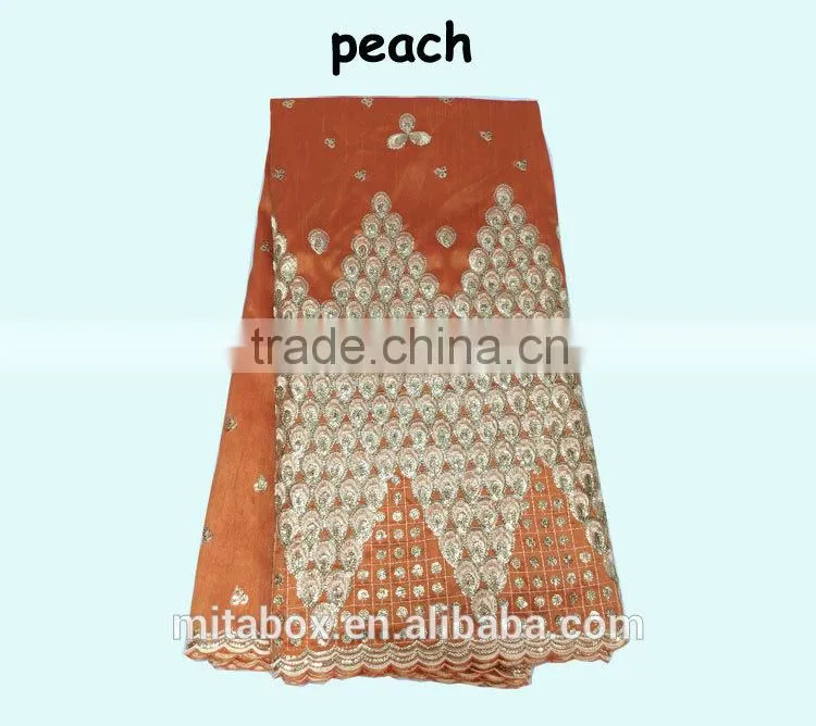 new design African george lace for garment GP002coffee