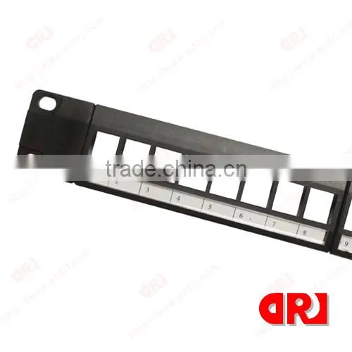 24 ports UTP blank cat5e patch panel