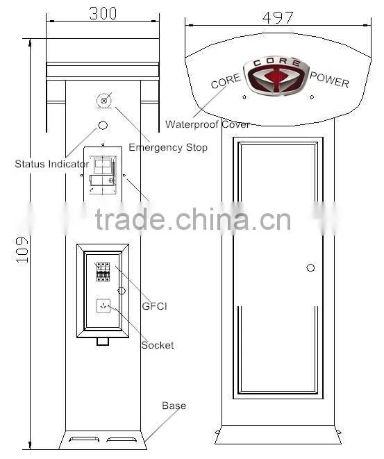 hot seling new arrive high quality electric car charging stations wholesale price