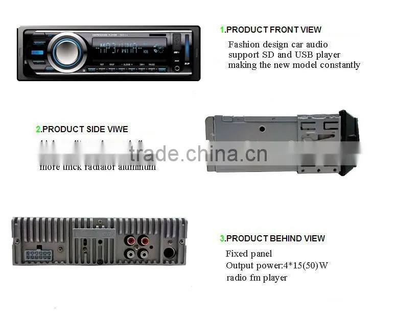Visual mp3 hot sale support USB SD card AUX fm radio vw transporter car stereo