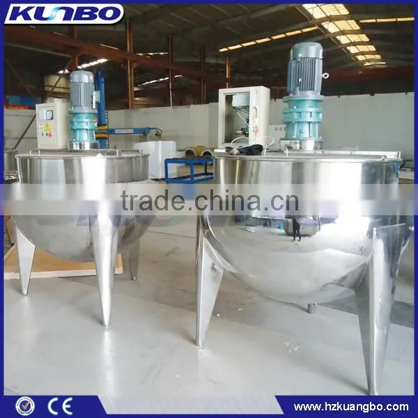 KUNBO Stainless Steel Electric Heating Mixing Jacket Kettle Tank