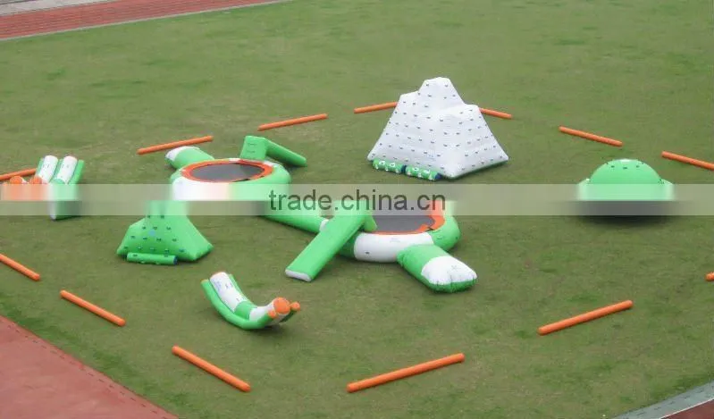 2014 Cheap commercial standard inflatable aqua park for kids