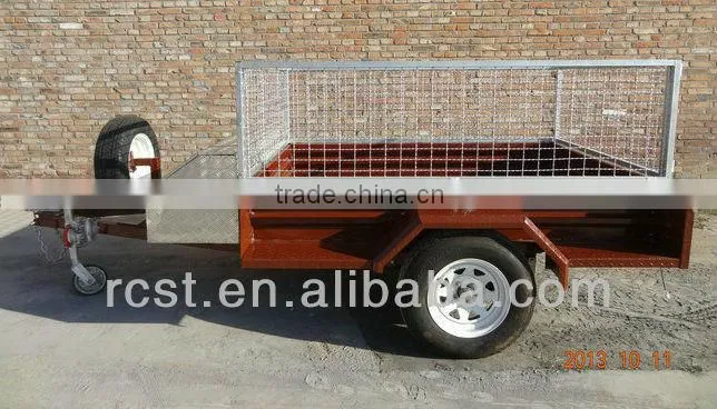 Painted box trailer, utility trailer, cage trailer