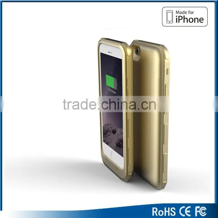 2016 New product white black gold 5v 1A 3200mAh Li-polymer mfi power bank case for iphone 6 6s