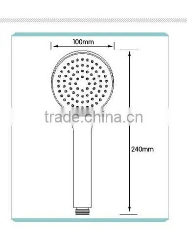 Factory price high pressure saving water shower head chrome