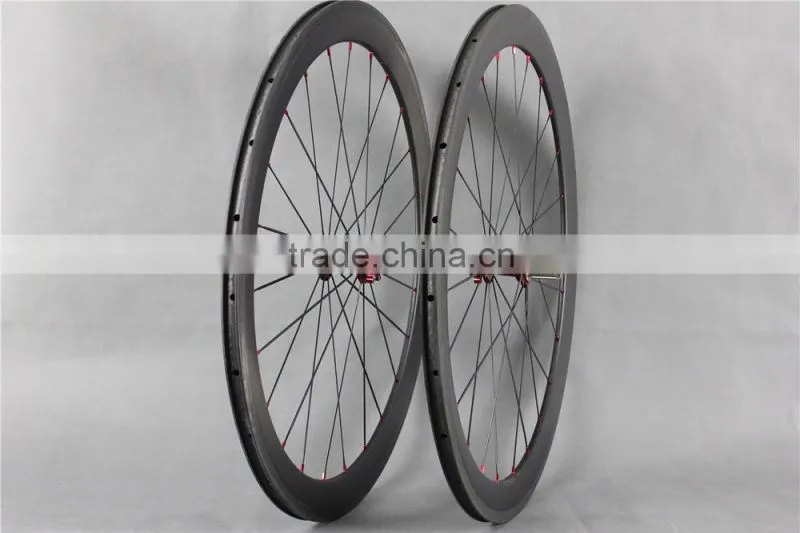 2015 carbon disc brake wheel 700c clincher Chinese carbon road bike wheel disc