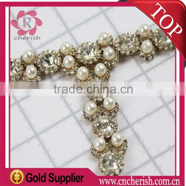 Hot Sale Ren Qing Jewelry Factory Fashion Pearl Crystal Shoes Women Sandal For Women Shoe Bridal Accessories