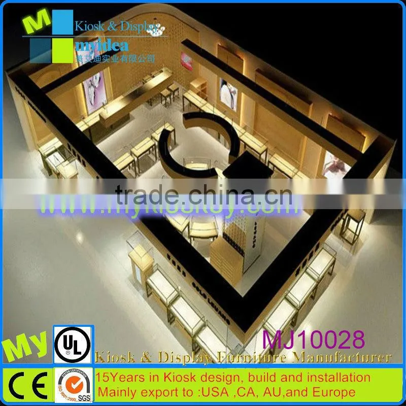 Myidea Factory wholesale Acrylic Black Watch Display Rack for Watch Store Kiosk