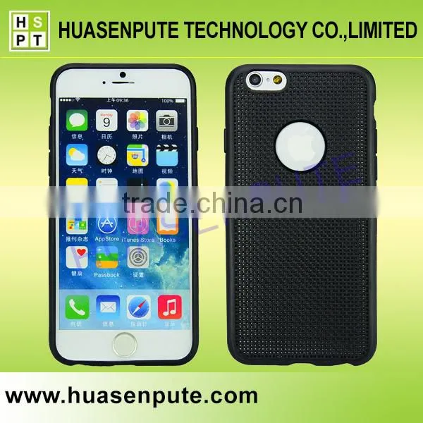 Light and Handy Ventilate TPU Cell Phone Back Cover for Iphone 6