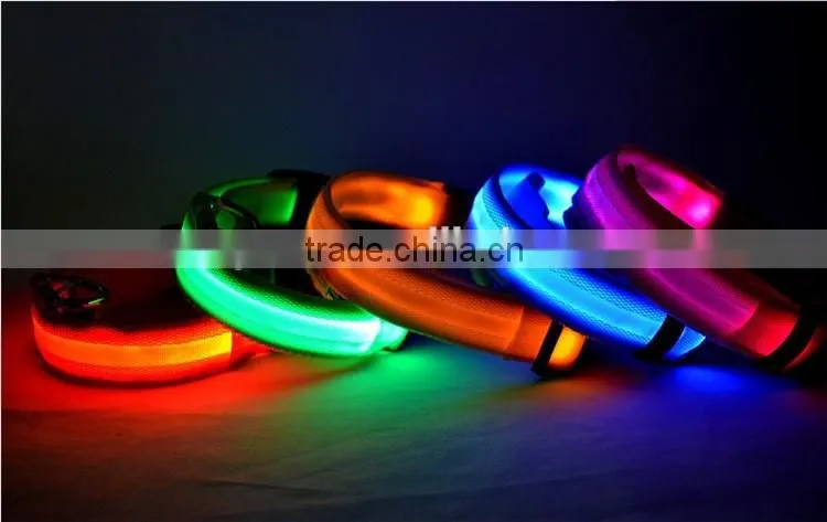 Pet LED Dog Collar LED Flashing Glow LED Dog Cat Collar