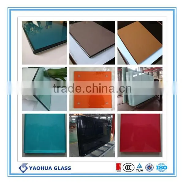3mm+0.38PVB+3mm tempered laminated glass