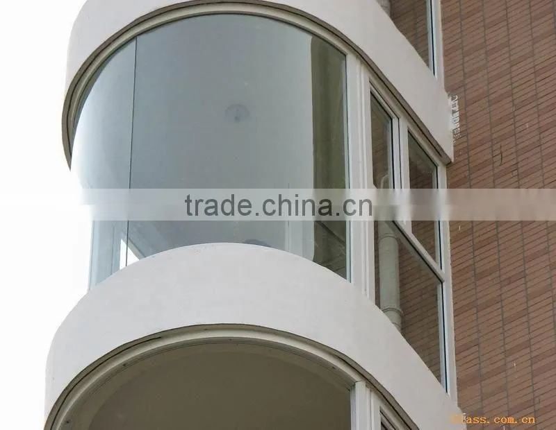 Glass curtain wall with CCC EN12150 ISO9001