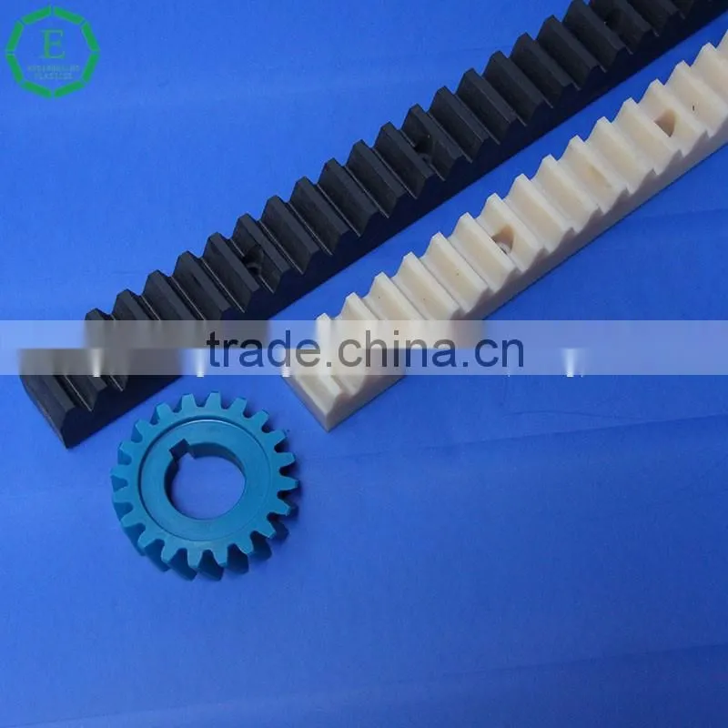 Flexible plastic MC nylon rack gear nylon gear rack and pinion