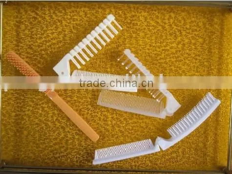 Folding popular and high quality travel plastic comb