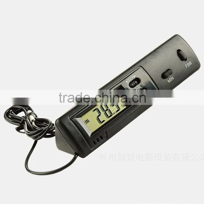 Automotive household refrigerator industrial high accuracy digital LCD thermometer with clocks KD-1