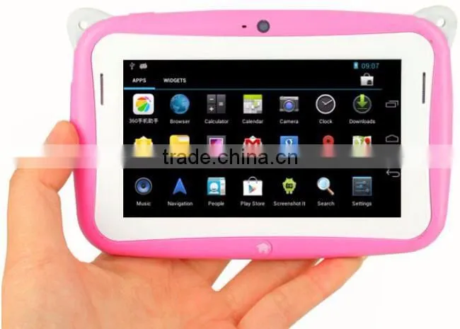 HOT Generic 4.3 inch Kids Android Tablet 512MB 4GB Kids Tablet Dual Core Wifi Tablet PC