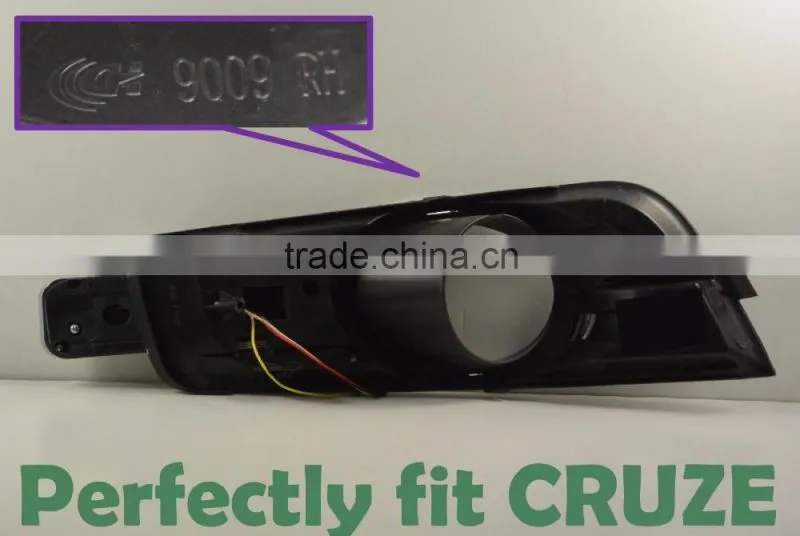 New Design LED Fog Light DRL FOR CHEVROLET CRUZE Daytime Running LIGHT