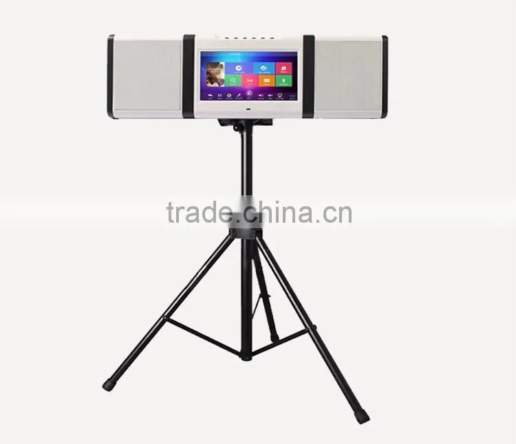 New Designed Karaoke Player with Wireless Mic Built in WiFi USB SD Android Touchscreen Jukebox