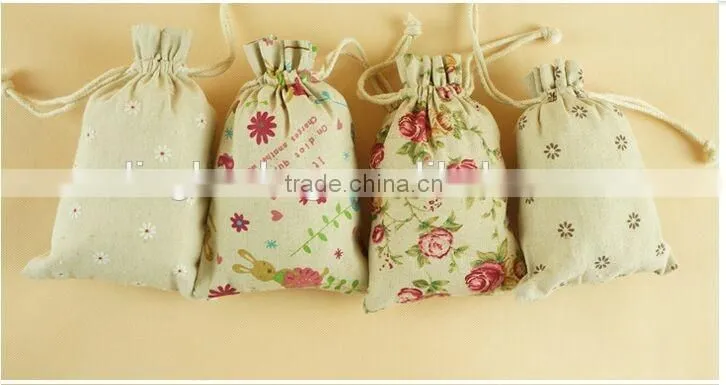2015 hot sale small cotton sling grocery bag