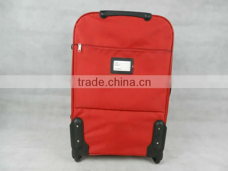 1pc promotional 21'' cabin luggage 600D1200D1680D polyester trolley luggage