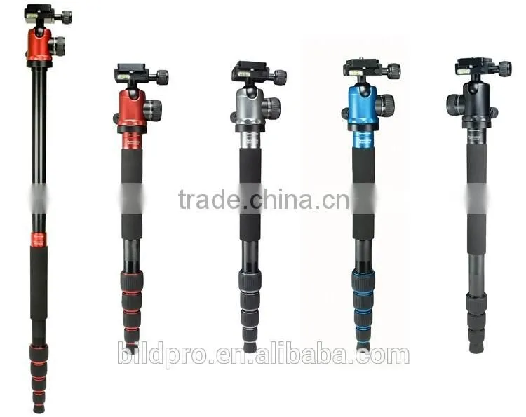 BILDPRO Photo Accessories Camera Tripod Carbon Fiber Tube Photography Video Camera Stand