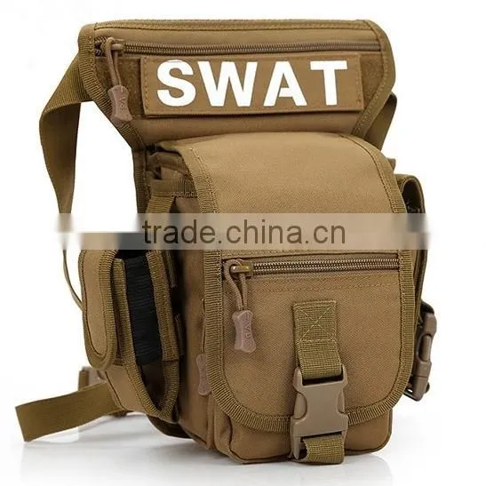 Outdoor camo tactical military leg bag