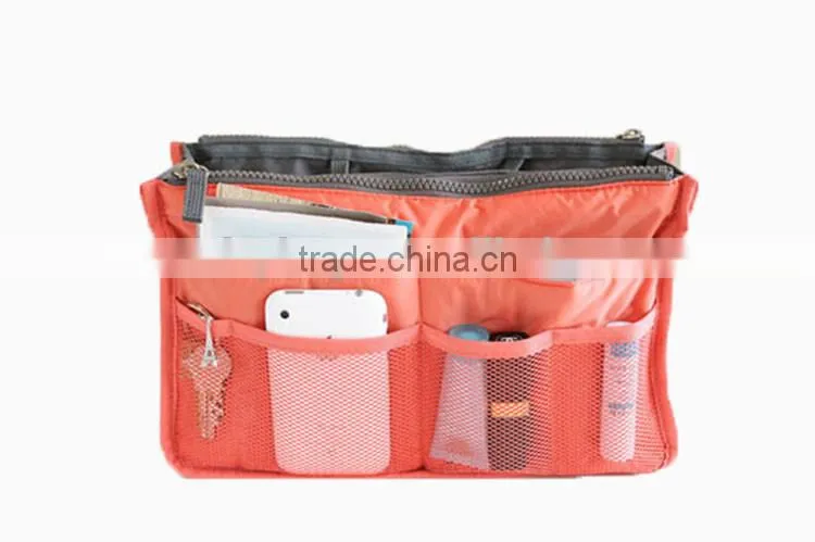 Foldable organizer cosmetic bag travel toiletry package bag