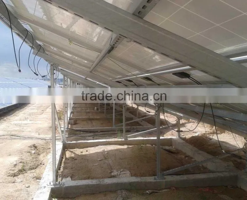 Solar ground mounting system High Efficiency Residence solar Photovoltaic stents steel support