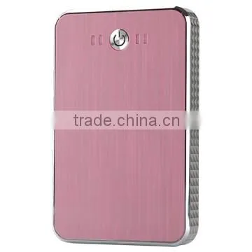8000mAh polymer power bank with LED flashlight function dual USB