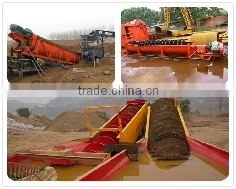 Perfect after-sales service screw sand washing machine with CE certification