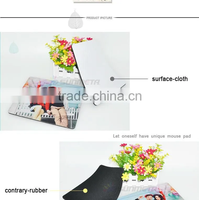Custom Rubber Mouse Pad Sublimation