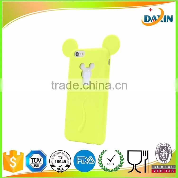 cartoon silicone phone case/cheap price phone case
