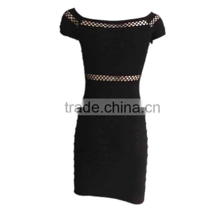 OEM Service Wholesale Sexy Mesh Women Working Long Dresses