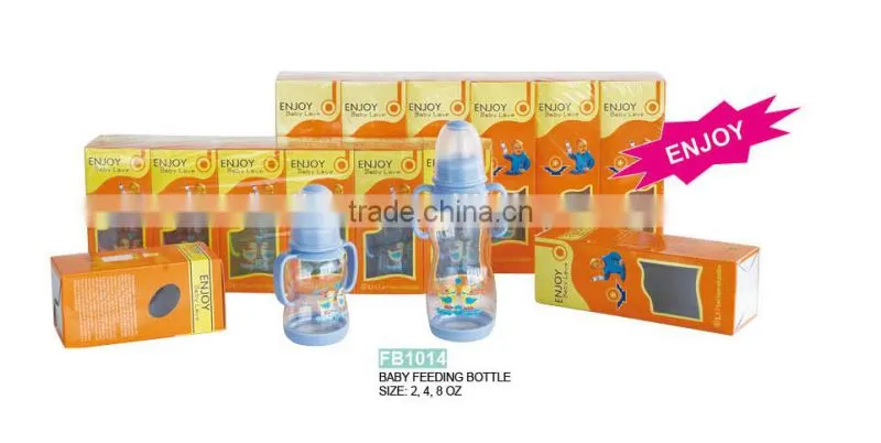 FB1014-8 Enjoy brand 8oz/240ml big size high quality PCplastic baby milk/water feeding /feeder/drink bottle/cup