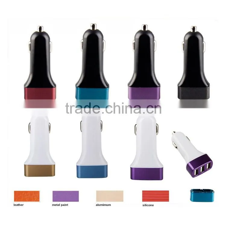 Hotsale 2015 Fashion ABS Car 12v Twin Multisocket Cigarette Lighter Adapter - Adjustable