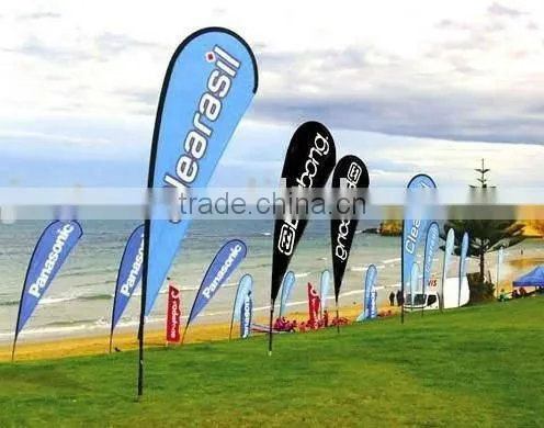 outdoor advertising promotion feature banner flag