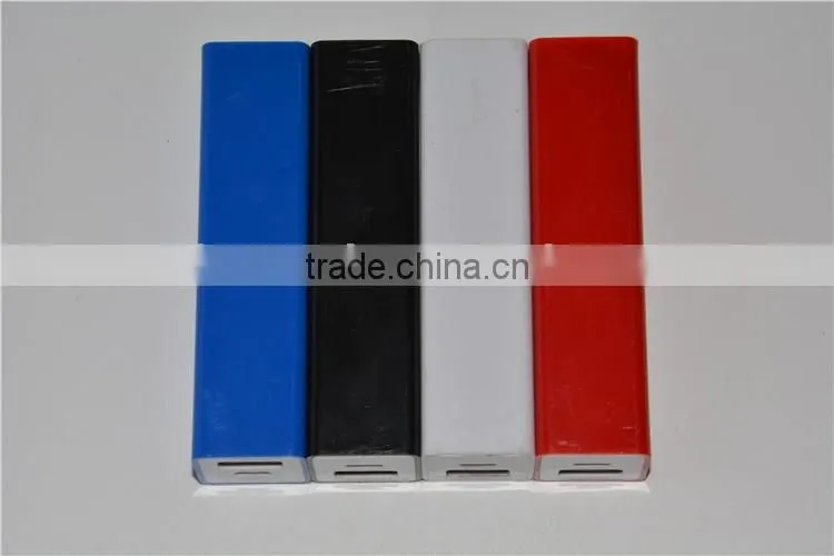 Portable 2600mah Plastic Power Bank for Phone