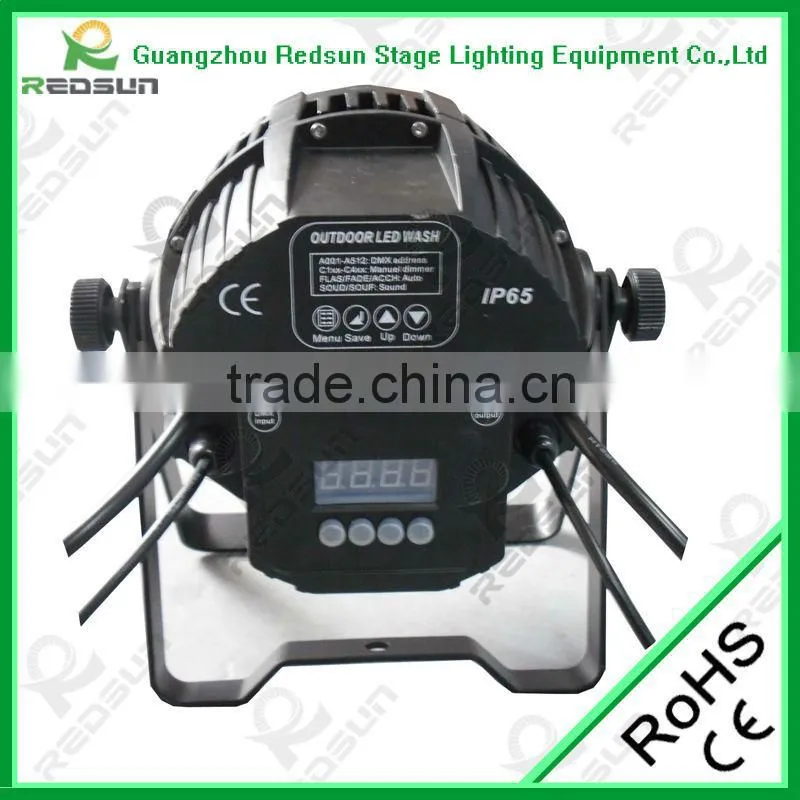 RGBW outdoor night light par led high power waterproof led par 54 light