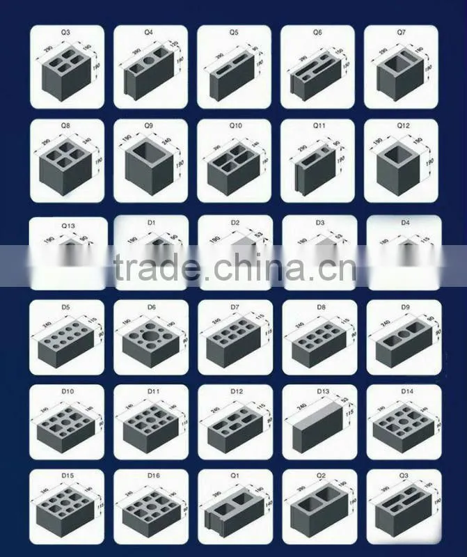 QT40-3B hollow block machine price in india