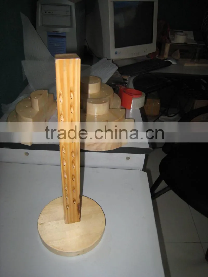 High quality painted Wood Christmas Lollipop shelf rack