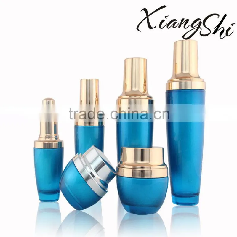 cosmetic lotion bottle and jar glass container