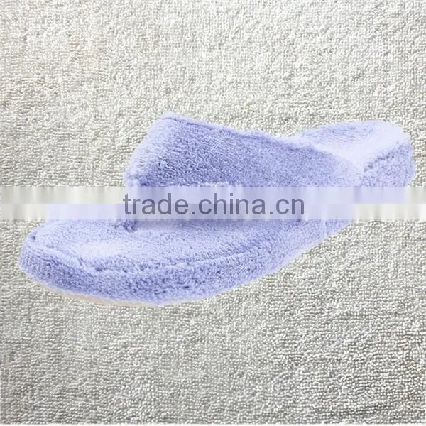 Preimum quality Woman's New Plush Satin Spa Thong Slippers in 4 Beautiful Colors