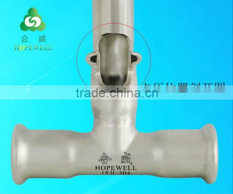 stainless steel 45 degree tube elbow