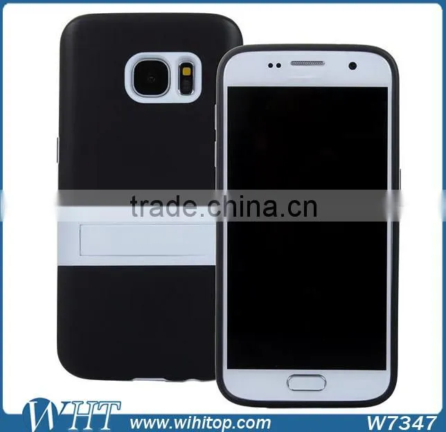 TPU Mobile Phone Cover with Stand Function, for Samsung Galaxy S7 Case