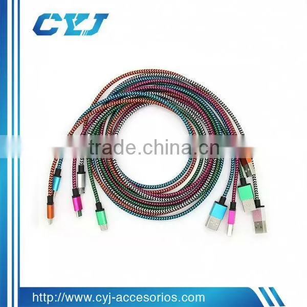 metal casing endurable usb charging cable